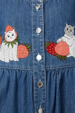 Women Dangerfield Dresses & Pinafores*Kitty U0026 Strawbs Denim Pinafore