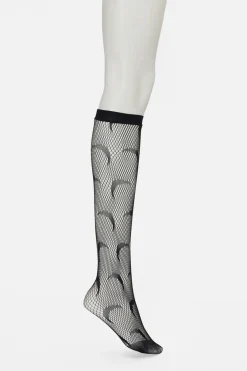 Accessories Black Friday Socks & Tights*Knee High Moon Fishnet Socks