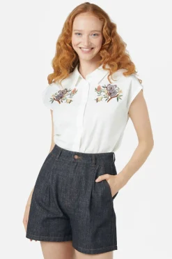 Women Princess Highway Blouses & Tops*Koala Emb Blouse