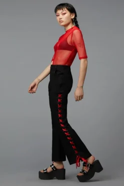 Women Black Friday Pants & Jumpsuits*Laced Ribbon Pant