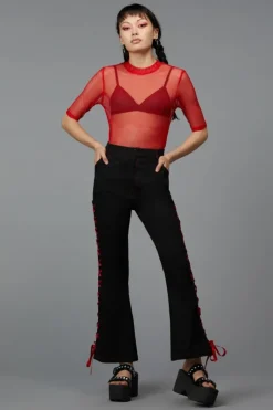 Women Black Friday Pants & Jumpsuits*Laced Ribbon Pant