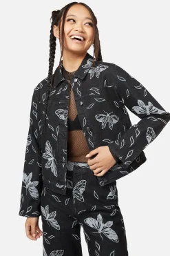 Women Black Friday Jackets & Coats*Larvae Flocked Jacket