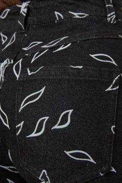 Women Black Friday Pants & Jumpsuits*Larvae Flocked Pant