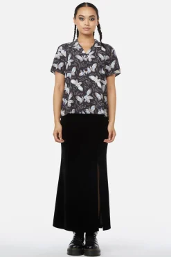 Women Black Friday Blouses & Tops*Larvae Print Blouse