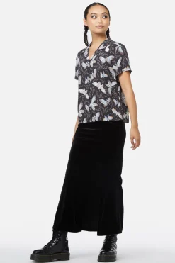 Women Black Friday Blouses & Tops*Larvae Print Blouse