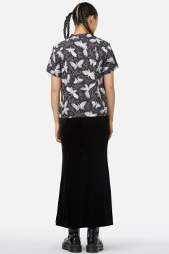 Women Black Friday Blouses & Tops*Larvae Print Blouse