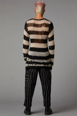 Men Black Friday Jumpers & Knits*Laszlo Strip Knit