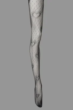 Accessories Black Friday Socks & Tights*Lolita Heart Fishnets