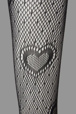 Accessories Black Friday Socks & Tights*Lolita Heart Fishnets