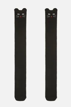 Accessories Dangerfield Socks & Tights*Long Cat Face Socks