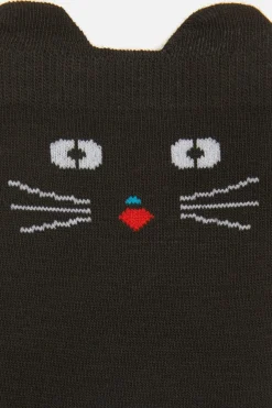 Accessories Dangerfield Socks & Tights*Long Cat Face Socks