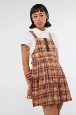 Women Dangerfield Dresses & Pinafores*Looking Glass Tartan Pinafore