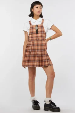 Women Dangerfield Dresses & Pinafores*Looking Glass Tartan Pinafore