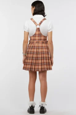 Women Dangerfield Dresses & Pinafores*Looking Glass Tartan Pinafore
