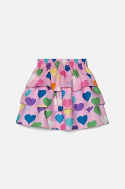 Kids Princess Highway Kids Bottoms*Love Heart Kids Tiered Skirt