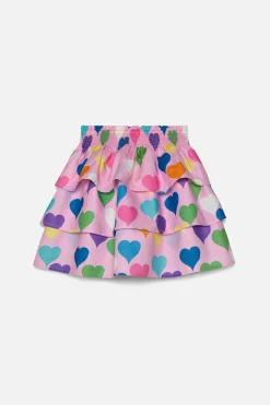 Kids Princess Highway Kids Bottoms*Love Heart Kids Tiered Skirt