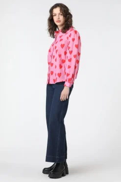 Women Princess Highway Blouses & Tops*Love Hearts Blouse