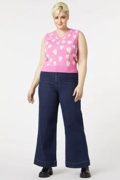 Women Princess Highway Knitwear & Cardis*Love Hearts Vest