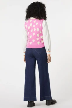 Women Princess Highway Knitwear & Cardis*Love Hearts Vest