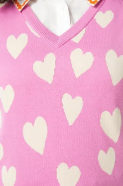 Women Princess Highway Knitwear & Cardis*Love Hearts Vest