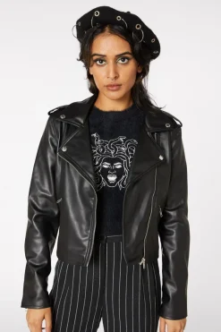 Women Dangerfield Jackets & Coats*Loveless Embossed Pu Jacket