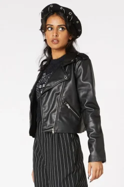 Women Dangerfield Jackets & Coats*Loveless Embossed Pu Jacket