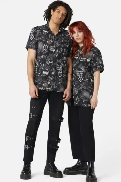 Men Dangerfield Shirts & Tees*Lovers Departure Short Sleeve Shirt