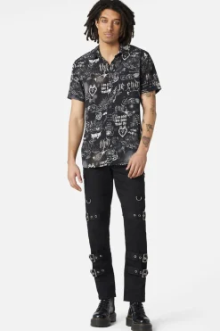 Men Dangerfield Shirts & Tees*Lovers Departure Short Sleeve Shirt