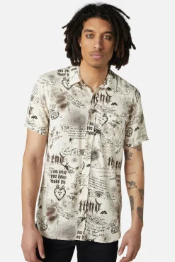 Men Dangerfield Shirts & Tees*Lovers Departure Short Sleeve Shirt