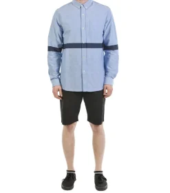 Men Dangerfield Shirts & Tees*Ls Relax Fit W Printed Stripe