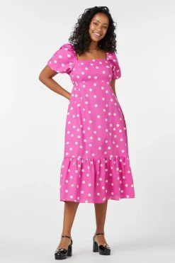 Women Princess Highway Dresses & Pinafores*Lucy Polka Dot Midi Dress