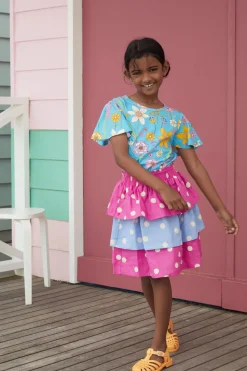 Kids Princess Highway Kids Bottoms*Lucy Spot Kids Tiered Skirt