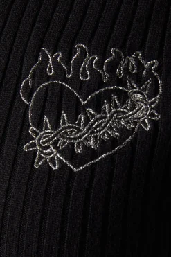 Women Dangerfield Knitwear & Cardis*Lurex Embroider Zip Cardi