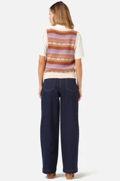 Women Princess Highway Blouses & Tops*Maddi Fairisle Vest