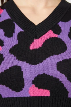 Women Dangerfield Knitwear & Cardis*Major Meow Cropped Knit