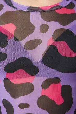 Women Dangerfield Blouses & Tops*Major Meow Mesh Top