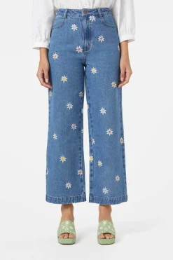 Women Princess Highway Pants & Jumpsuits*Margo Daisy Embroidered Jean