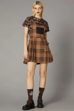 Women Black Friday Dresses & Pinafores*Mary Tartan Pinafore