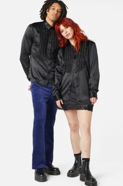 Men Dangerfield Shirts & Tees*Matrimonial Tux Style Long Sleeve Shirt