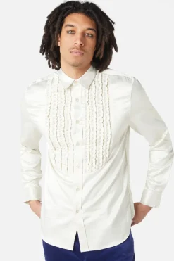 Men Dangerfield Shirts & Tees*Matrimonial Tux Style Long Sleeve Shirt