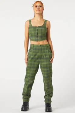 Women Dangerfield Corsets & Harnesses*Meadow Tartan Corset