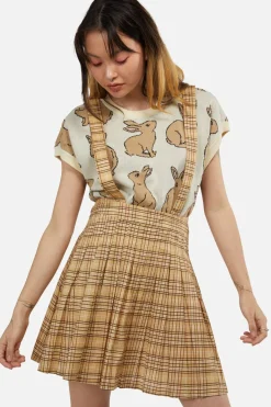 Women Dangerfield Skirts & Skorts*Meadow Tartan Pleated Pinny