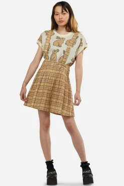 Women Dangerfield Skirts & Skorts*Meadow Tartan Pleated Pinny