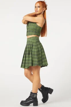 Women Dangerfield Skirts & Skorts*Meadow Tartan Pleated Skirt