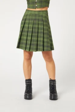 Women Dangerfield Skirts & Skorts*Meadow Tartan Pleated Skirt