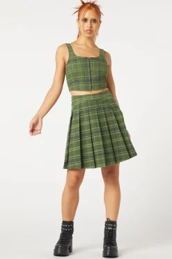 Women Dangerfield Skirts & Skorts*Meadow Tartan Pleated Skirt