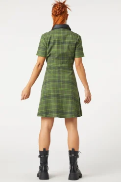 Women Dangerfield Dresses & Pinafores*Meadow Tartan Zipper Dress