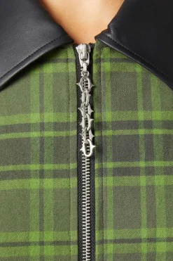 Women Dangerfield Dresses & Pinafores*Meadow Tartan Zipper Dress