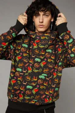 Men Black Friday Jumpers & Knits*Medieval Dragon Hoodie