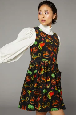 Women Black Friday Dresses & Pinafores*Medieval Dragon Pinafore